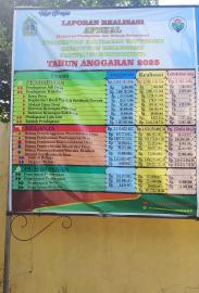 Laporan Realisasi APBKal Tahun 2025